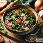 How to create hearty lentil and kale soup