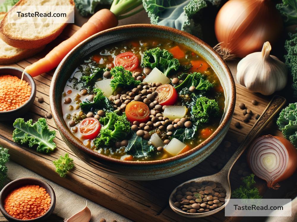 How to create hearty lentil and kale soup