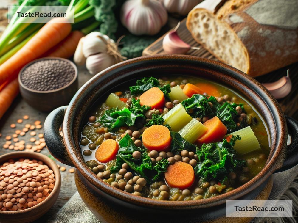 How to create hearty lentil and kale stew