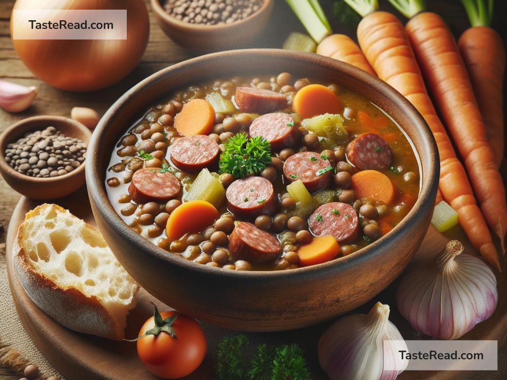 How to create hearty lentil and sausage stew