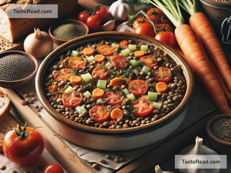 How to create hearty lentil and vegetable casserole