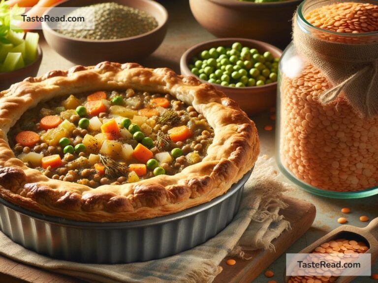 How to create hearty lentil and vegetable pot pie