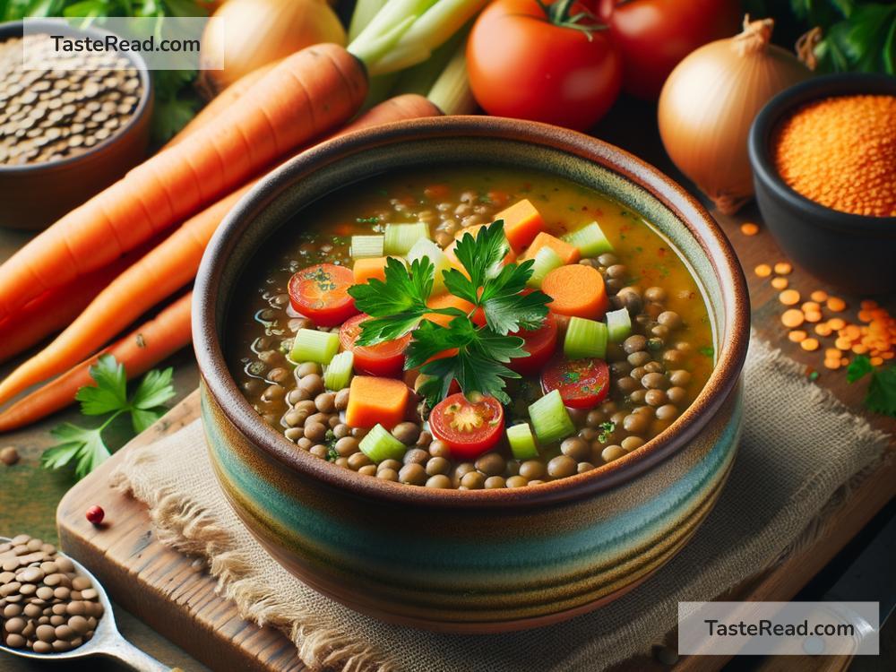 How to create hearty lentil and vegetable soup