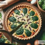 How to create hearty spinach and mushroom quiche