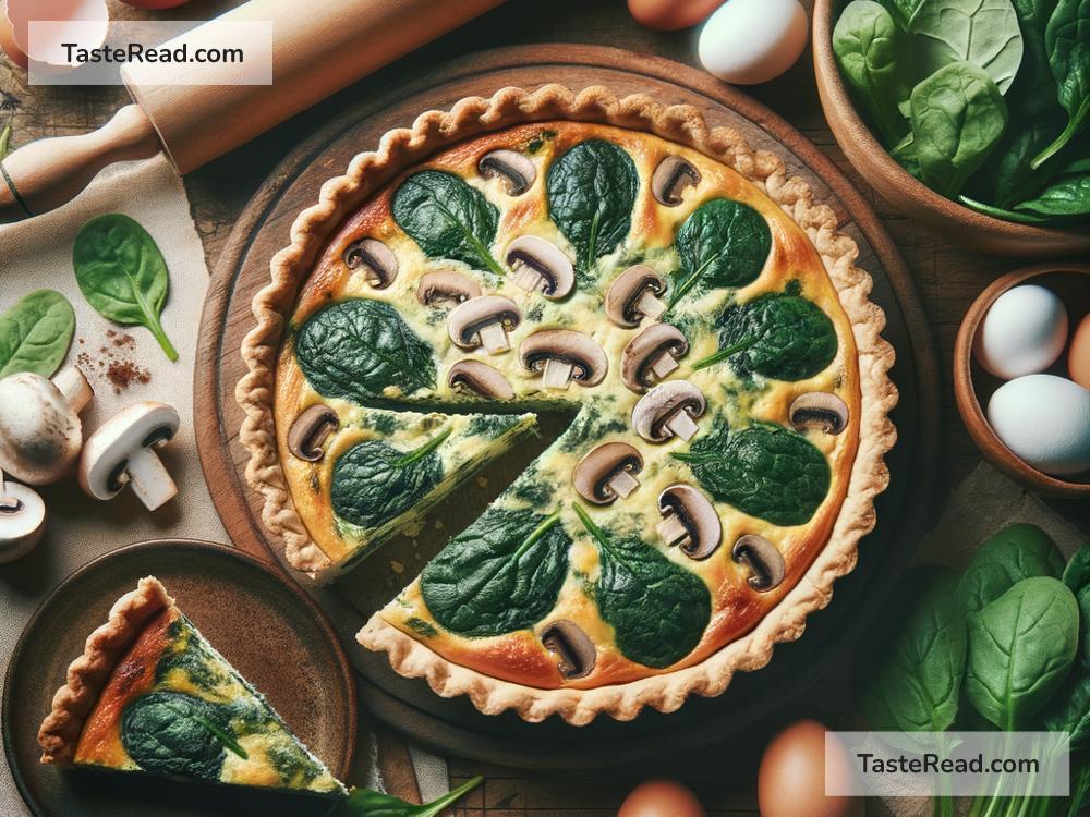 How to create hearty spinach and mushroom quiche