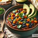 How to create hearty sweet potato and black bean chili