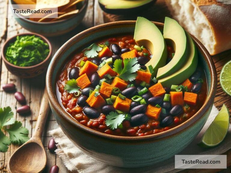 How to create hearty sweet potato and black bean chili
