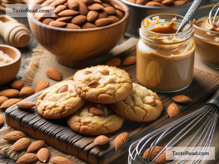 how to create homemade almond butter cookies