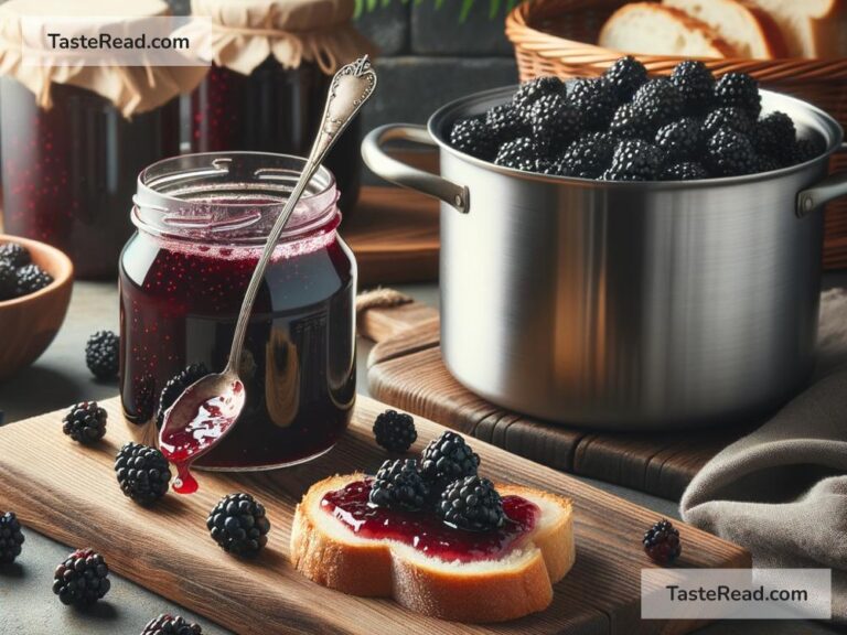 how to create homemade blackberry jam