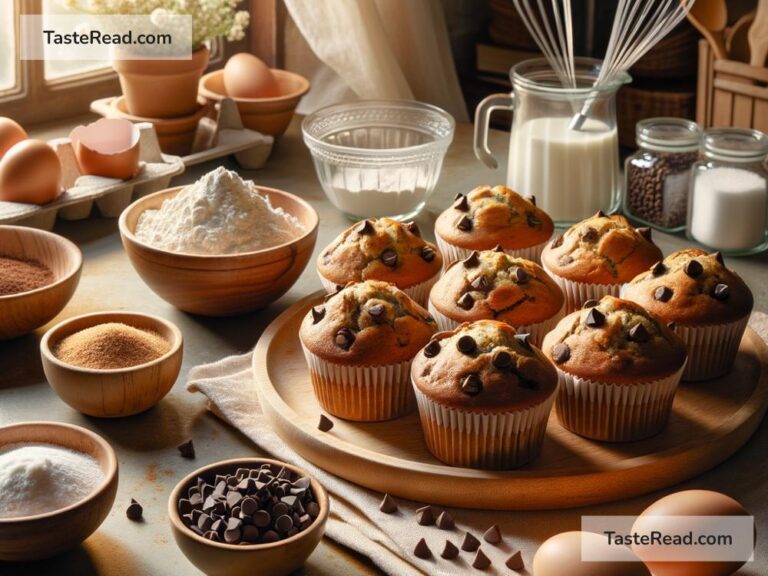 how to create homemade chocolate chip muffins