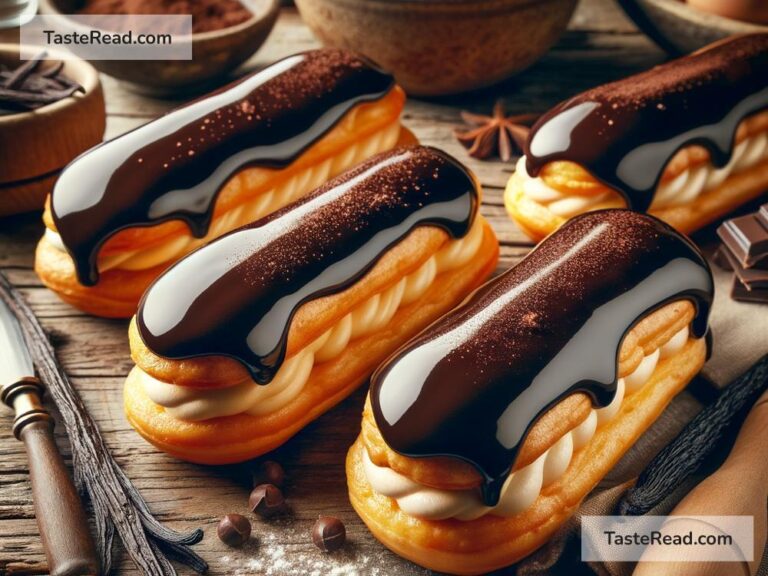 how to create homemade chocolate eclairs