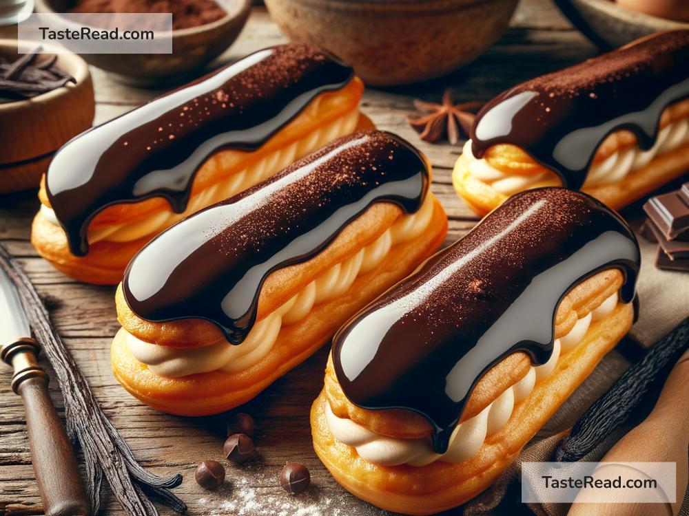 how to create homemade chocolate eclairs
