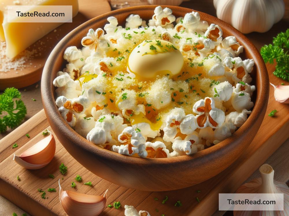 how to create homemade garlic parmesan popcorn