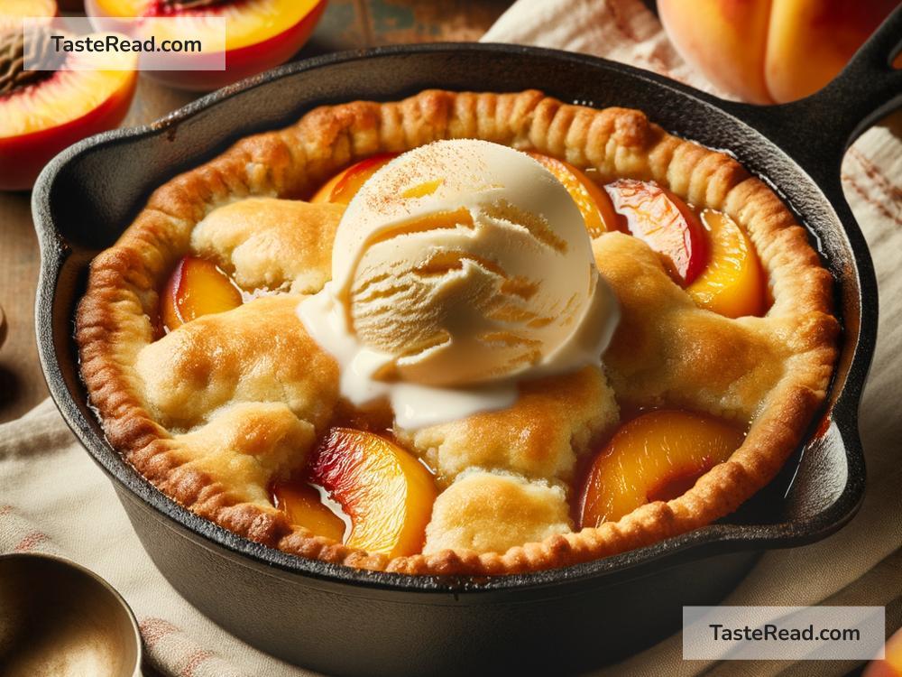 how to create homemade peach cobbler