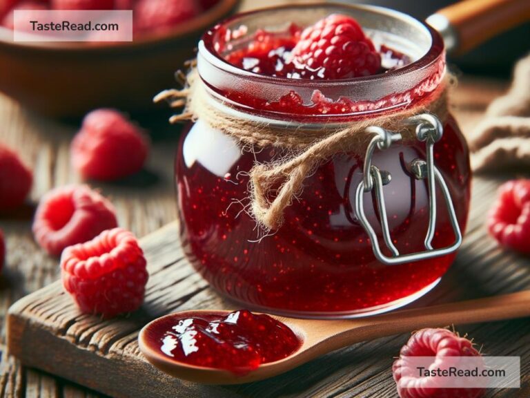 how to create homemade raspberry jam