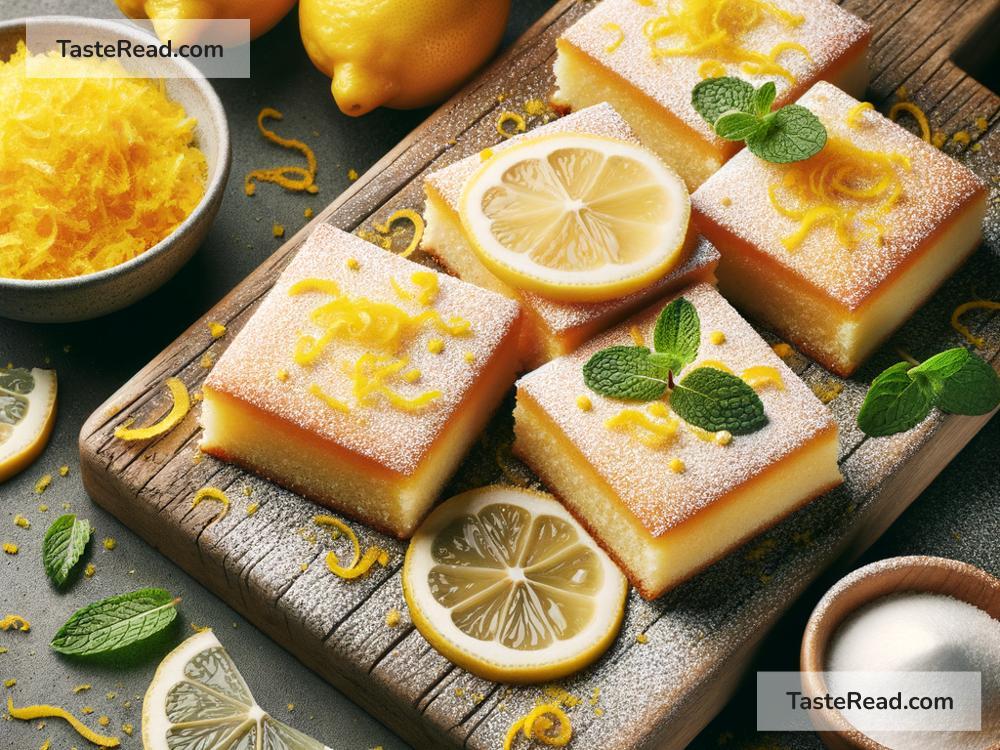 how to create lemon bars with zest