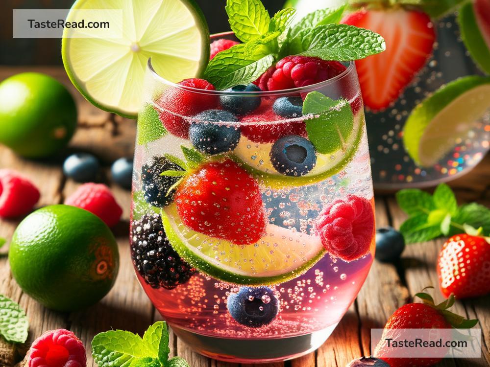 How to create refreshing berry lime spritzer