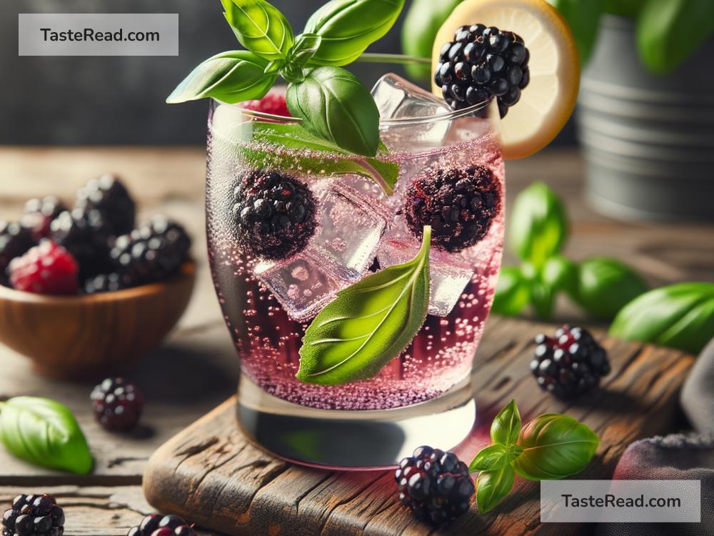 How to create refreshing blackberry basil spritzers