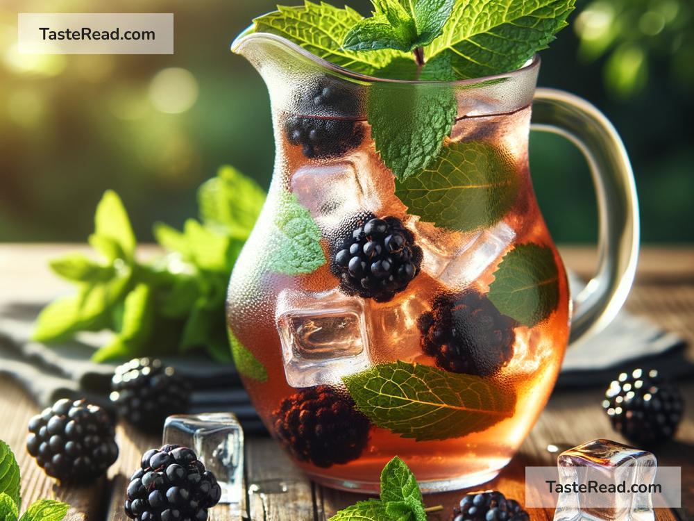 How to create refreshing blackberry mint iced tea