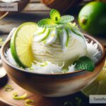 How to create refreshing coconut lime sorbet
