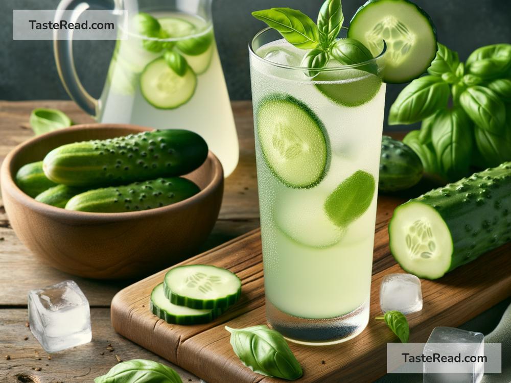 How to create refreshing cucumber and basil cooler