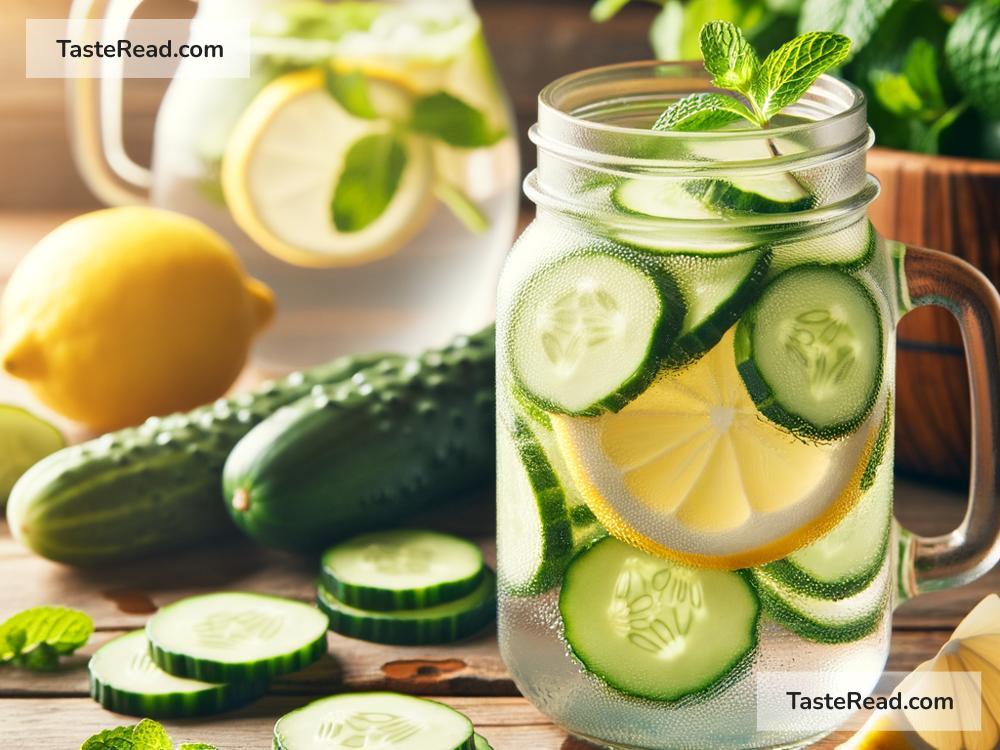 How to create refreshing cucumber lemon detox water