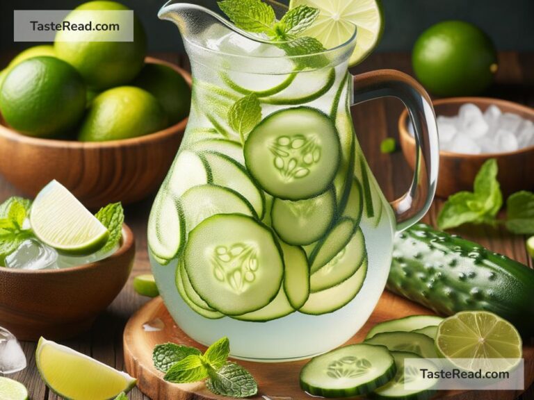 How to create refreshing cucumber lime agua fresca