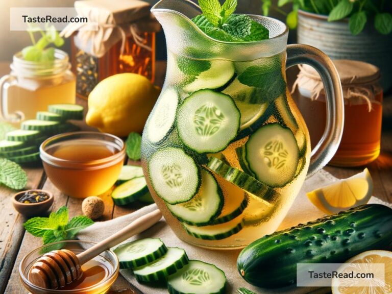 How to create refreshing cucumber mint iced tea