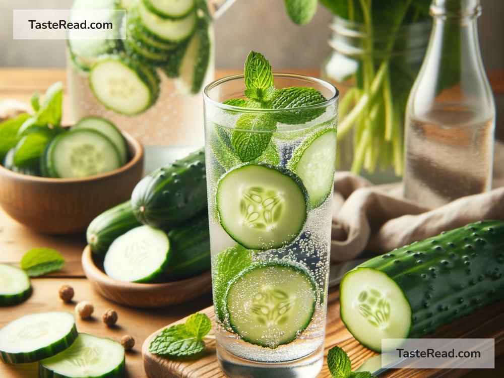 How to create refreshing cucumber mint sparkling water