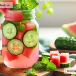 How to create refreshing cucumber watermelon cooler