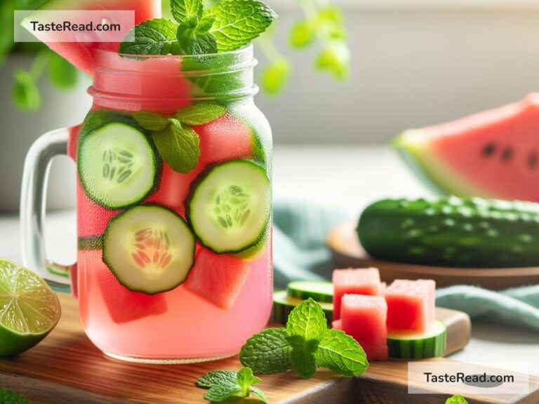 How to create refreshing cucumber watermelon cooler