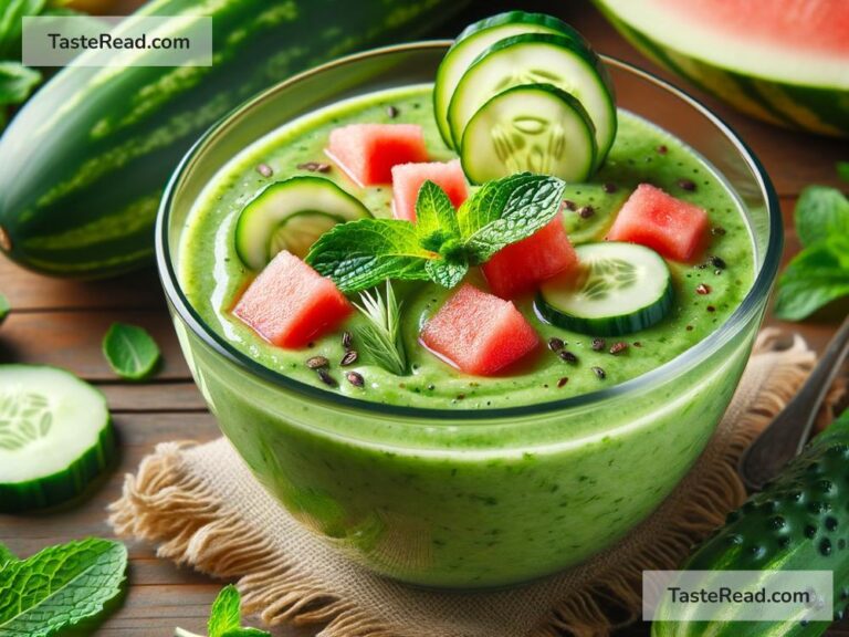 How to create refreshing cucumber watermelon gazpacho