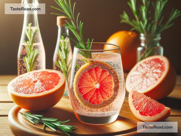How to create refreshing grapefruit rosemary spritzer
