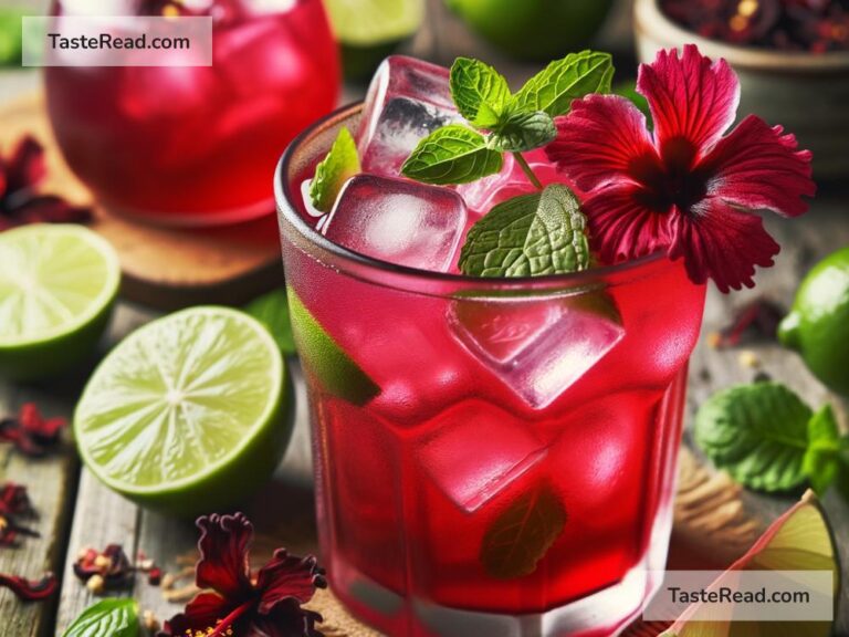 How to create refreshing hibiscus lime cooler
