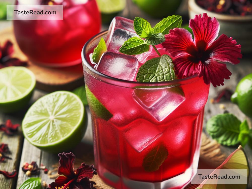 How to create refreshing hibiscus lime cooler