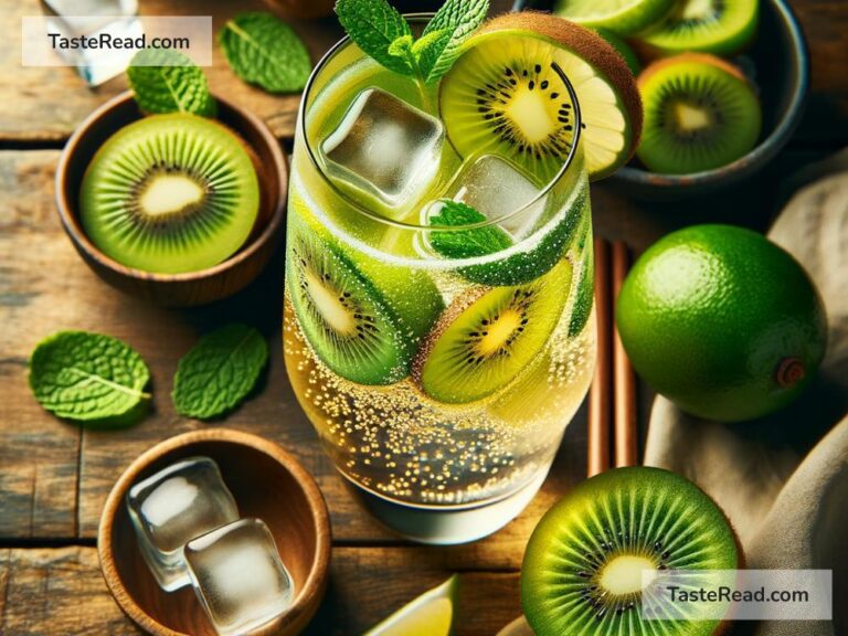 How to create refreshing kiwi lime spritzer