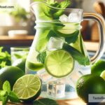 How to create refreshing lime and mint iced water
