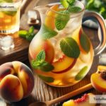How to create refreshing peach and mint iced tea