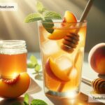 How to create refreshing peach honey iced tea