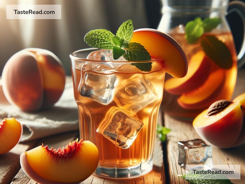 How to create refreshing peach iced tea