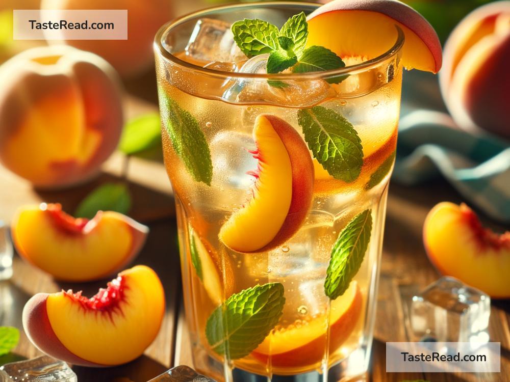 How to create refreshing peach mint iced tea