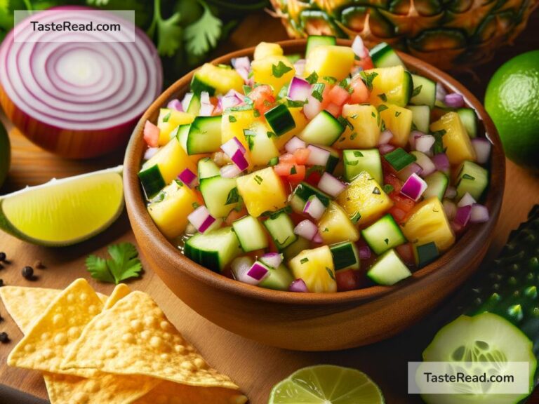 How to create refreshing pineapple cucumber salsa