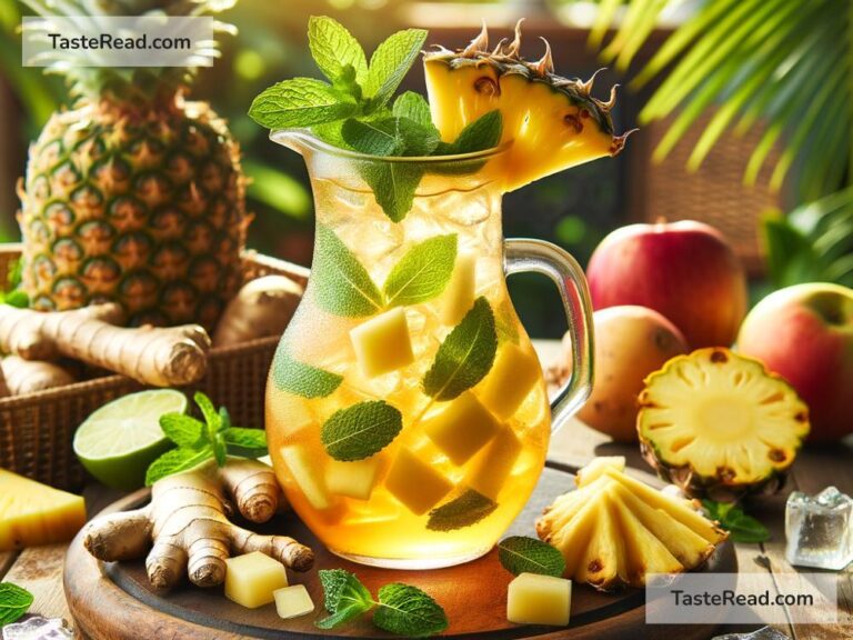 How to create refreshing pineapple ginger iced tea