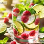 How to create refreshing raspberry lime spritzer