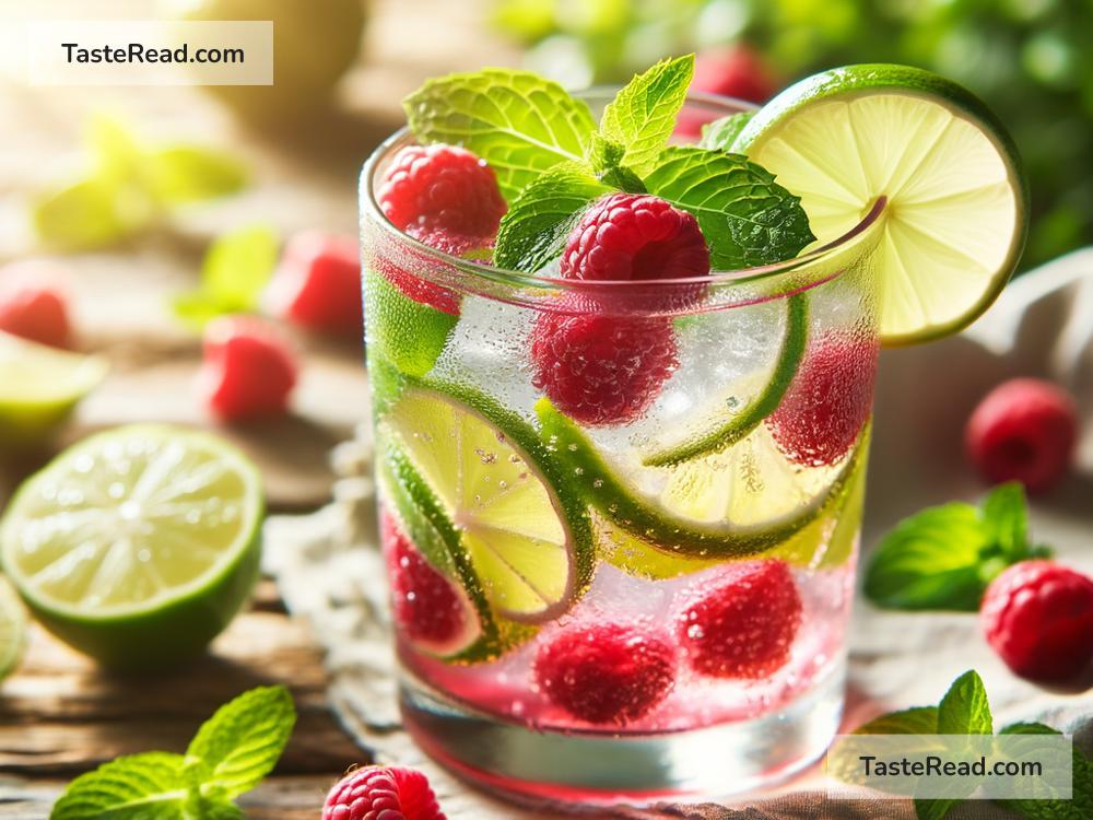 How to create refreshing raspberry lime spritzer