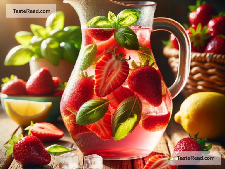 How to create refreshing strawberry basil lemonade