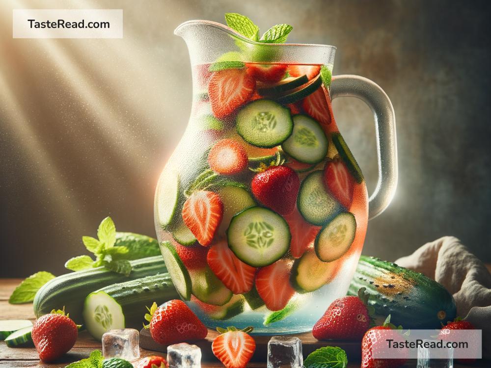 How to create refreshing strawberry cucumber water
