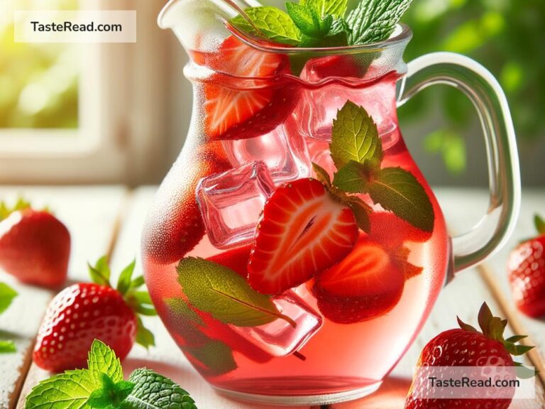 How to create refreshing strawberry mint iced tea