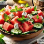 How to create refreshing watermelon and cucumber salad