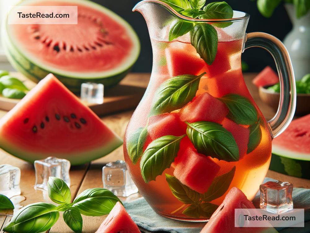 How to create refreshing watermelon basil iced tea